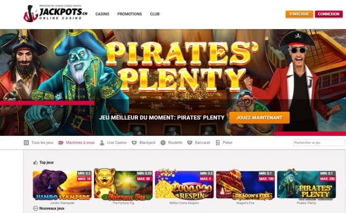Inscription Jackpots.ch : ouvrir un compte sur le casino en ligne