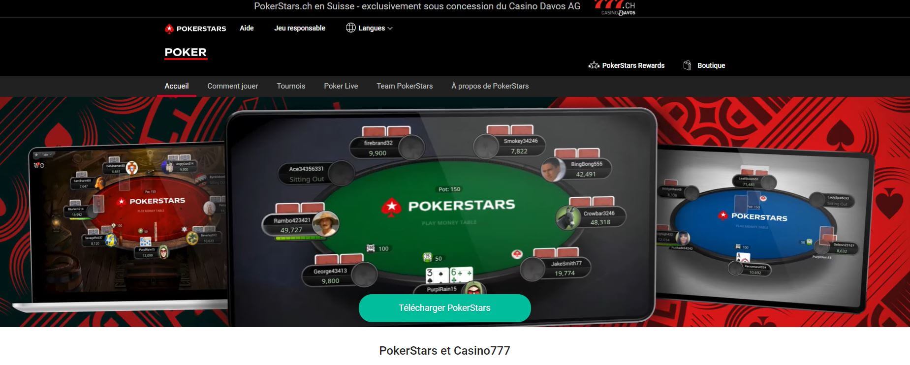 Avis Pokerstars Suisse : promotions, offre de jeux et appli mobile